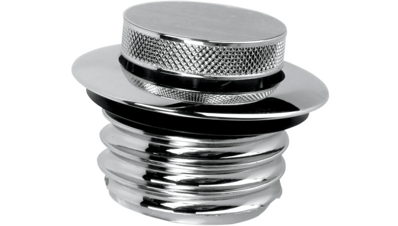 DRAG SPECIALTIES Non-Vented Pop-Up Gas Cap - Harley-Davidson 1996-1999 - Chrome 03-0329-B1 - PartsOutlet.com.au