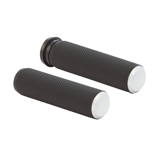 ARLEN NESS KNURLED GRIPS, CHROME - CABLE - 07-324 - PartsOutlet.com.au