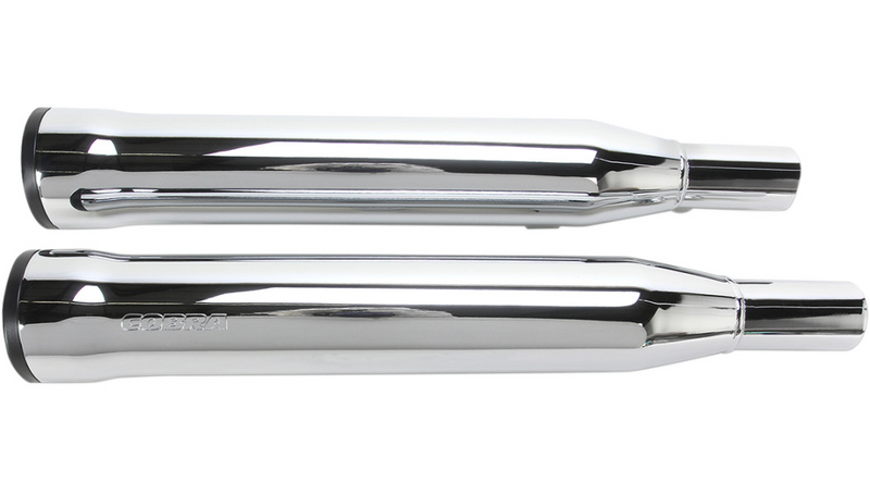 COBRA 3" RPT Mufflers for '07-'13 XL - Chrome - 6080
