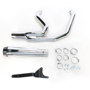 BASSANI XHAUST Road Rage 2:1 Exhaust - Short - FXR '84-'00 -Chrome 1FXR2 - PartsOutlet.com.au