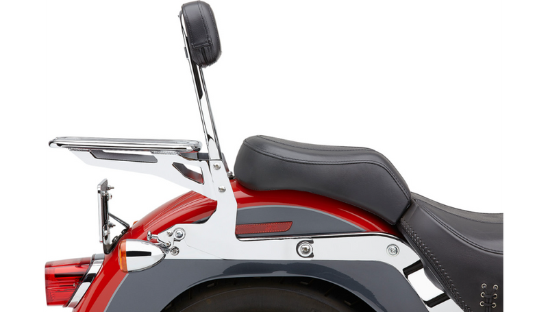 COBRA Backrest Kit - 14" - Chrome - '00-'17 Softail - 602-2001