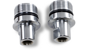 DRAG SPECIALTIES Lower Fork Tube Cap - Harley-Davidson 1977-2017 - Chrome 23-0213-BC114 - PartsOutlet.com.au