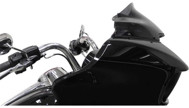 KLOCK WERKS Flare Windshield - 9" - Dark Smoke - FLTR '15-'24 - KWW-01-0326