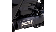 VANCE & HINES Hi-Output RR Exhaust System - Matte Black - '17-'23 FL - 47321 - PartsOutlet.com.au