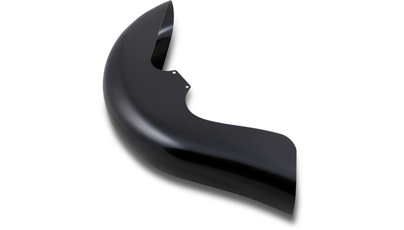 KLOCK WERKS WFB Benchmark Front Fender - Steel - Black - For Raked Frames - 26" - FLH '84-'13 - KWF-01-0245