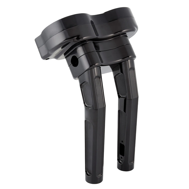 ARLEN NESS METHOD BAGGER KICKBACK RISERS - 10" - Black - FL '15-'24 - 520-032