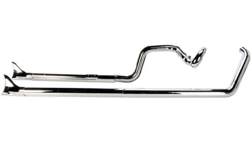 COBRA True Dual Exhaust - Fishtail - '07-'11 Softail 6988 - PartsOutlet.com.au