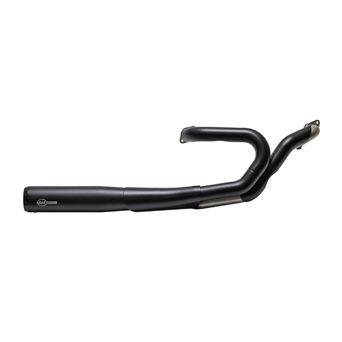 S&S CYCLE 2:1 Black Grand National Exhaust system for Indian Scout 4111-266 - PartsOutlet.com.au