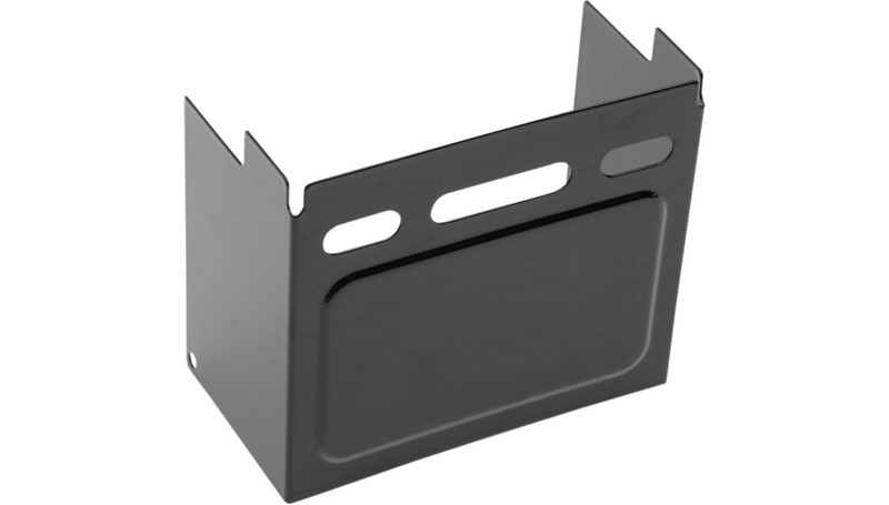 DRAG SPECIALTIES Battery Cover - Raised - Harley-Davidson 1971-1999 - Black 25-0028GB - PartsOutlet.com.au