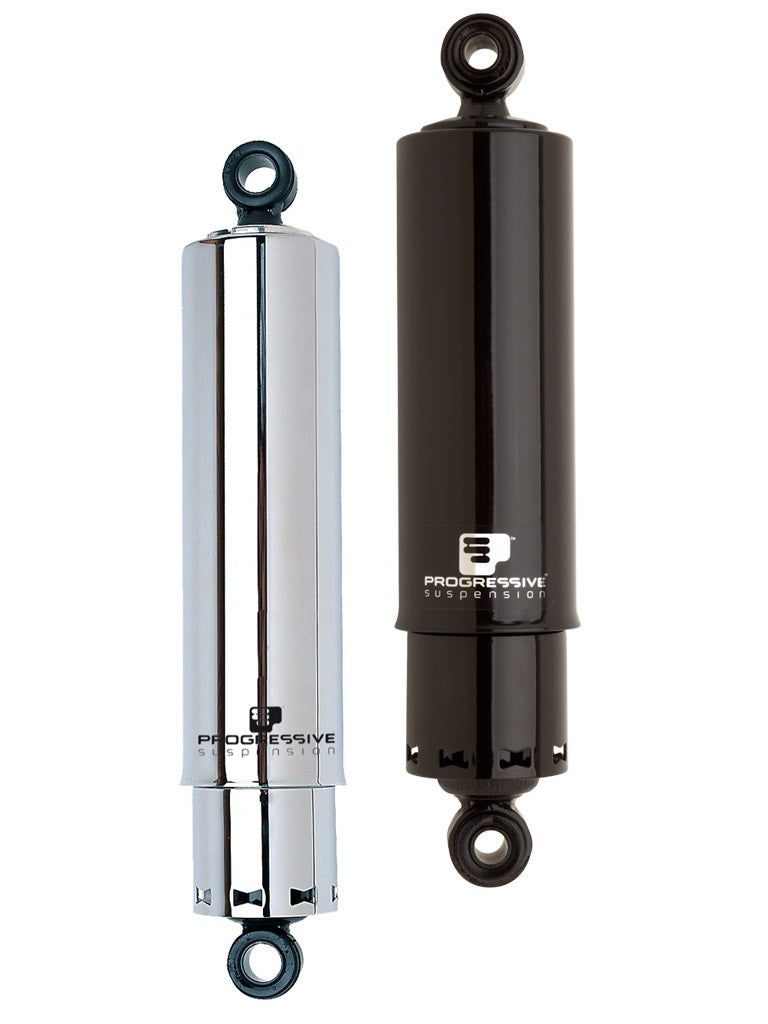PROGRESSIVE SUSPENSION 412 Series Shock - 11" - Standard - Chrome with Covers - Harley-Davidson '77-'03 - FXR - 412-4056C