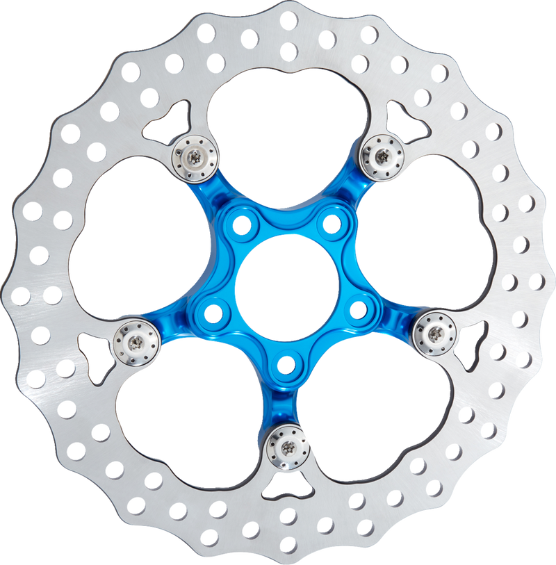 ARLEN NESS Spider Rotor - 11.8" - Blue - Harley-Davidson '00-'24 - 300-061