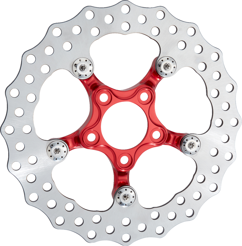 ARLEN NESS Spider Rotor - 11-1/2" - Red - Harley-Davidson '00-'14 - 300-068