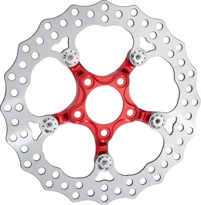 ARLEN NESS Spider Rotor - 11.8" - Red - Harley-Davidson '00-'24 - 300-069