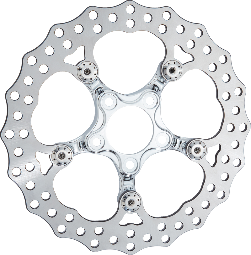 ARLEN NESS Spider Rotor - 11.8" - Chrome - Rear - FL '08-'24 - 300-076