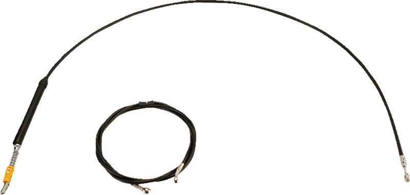LA CHOPPERS Handlebar Cable/Brake Line Kit - 12" - 14" Ape Hanger Handlebars - Black Vinyl - Touring '17-'20 - LA-8060KT-13B