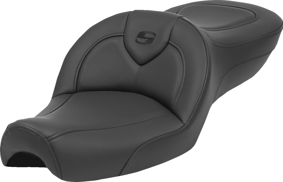 SADDLEMEN Roadsofa Seat - without Backrest - Black - XL '79-'03 879-03-187 - PartsOutlet.com.au