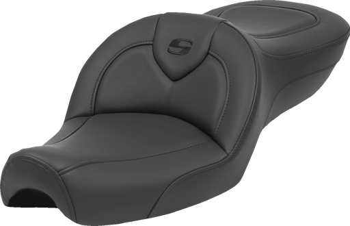 SADDLEMEN Roadsofa Seat - without Backrest - Black - XL '79-'03 879-03-187 - PartsOutlet.com.au