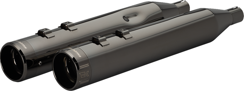 KHROME WERKS 4-1/2" HP-Plus Slip-On Mufflers with Klassic Tip - Eclipse - M8 2017+ 201930