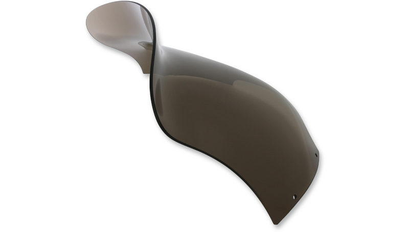 MEMPHIS SHADES Spoiler Windshield - 10" - Smoke - FLTR '15-'24 - MEP86201