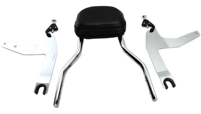 COBRA Backrest Kit - 14" - Chrome - '06-'17 Softail - 602-2002