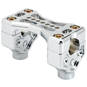 JOKER MACHINE Handlebar Clamp - 900 - Harley Davidson - Chrome 03-861C - PartsOutlet.com.au
