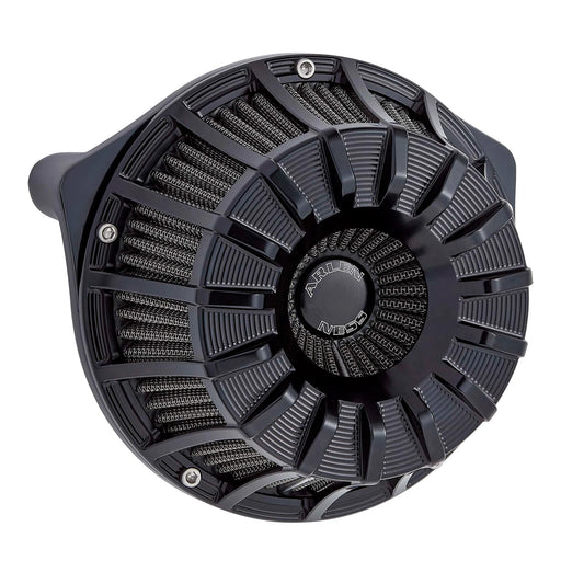 ARLEN NESS 15-SPOKE INVERTED SERIES AIR CLEANER, BLACK -00-17 TWIN CAM (Exc. FBW & 99-01 FI FLT) - Cable 18-993 - PartsOutlet.com.au