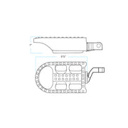 BILTWELL Mushman Step Footpegs - Polished 7002-302-02 - PartsOutlet.com.au