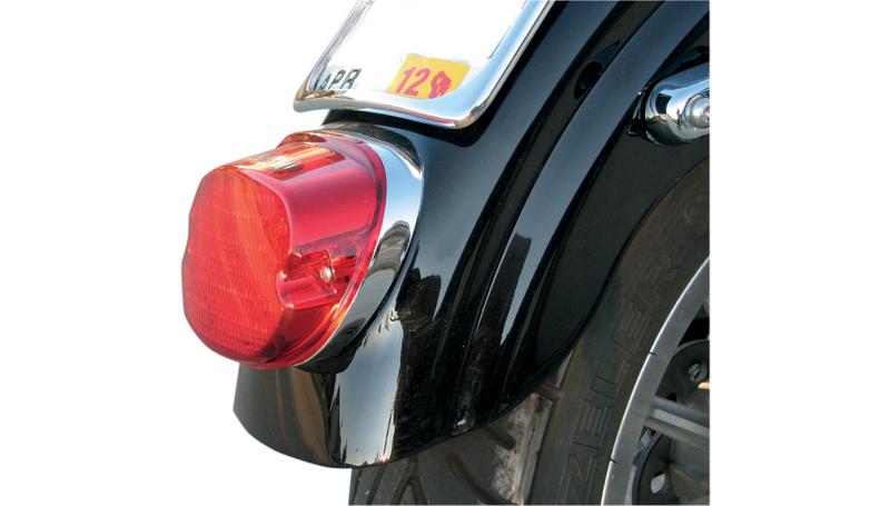 DRAG SPECIALTIES Taillight - Top Tag Light - Harley-Davidson 1999-2023 - Red L24-0436CRLED - PartsOutlet.com.au