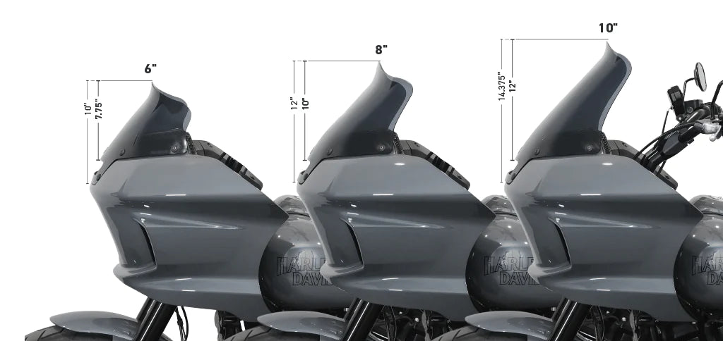 KLOCK WERKS Flare Windshield - 8