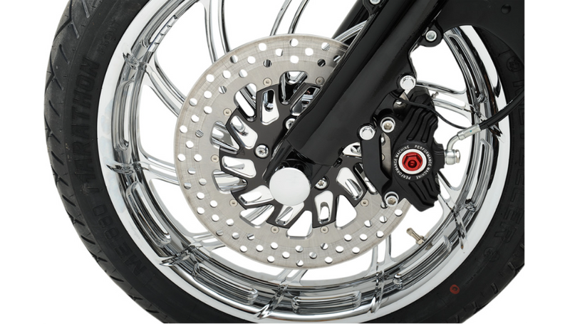 DRAG SPECIALTIES Axle Caps - Chrome - Harley-Davidson 2008-2023 - Front W16-0331 - PartsOutlet.com.au