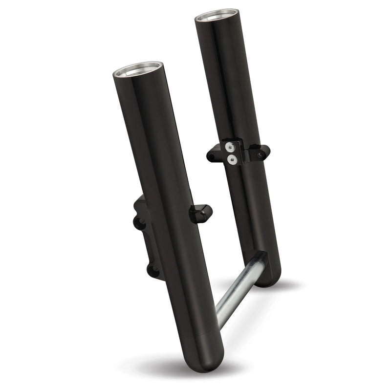 ARLEN NESS SMOOTH "HOT LEG" FORK LEGS, BLACK- '08-'13 / SINGLE DISC - 06-521