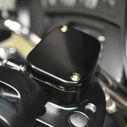 JOKER MACHINE Master Cylinder Cover - Brake - Front - Smooth - Black - '08-'23 FL - 08-004B - PartsOutlet.com.au