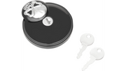 DRAG SPECIALTIES Non-Vented Skull Locking Gas Cap - Harley-Davidson '96-'23 - Black 03-0320ABS-B - PartsOutlet.com.au