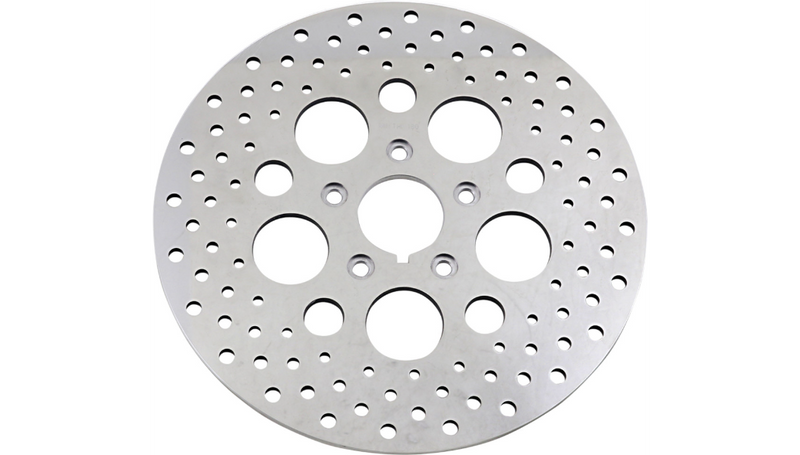 DRAG SPECIALTIES Drilled Brake Rotor - Front - 11.5" - Harley-Davidson '84-'00 - 060176ASP-BC648