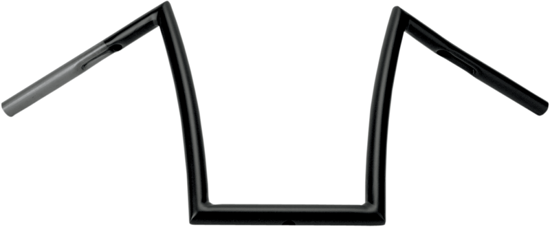 TODD'S CYCLE 1" Strip Handlebar - 12" - Flat Black SB12-3