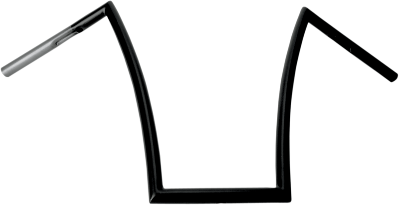 TODD'S CYCLE 1" Strip Handlebar - 17" - Flat Black SB17-3