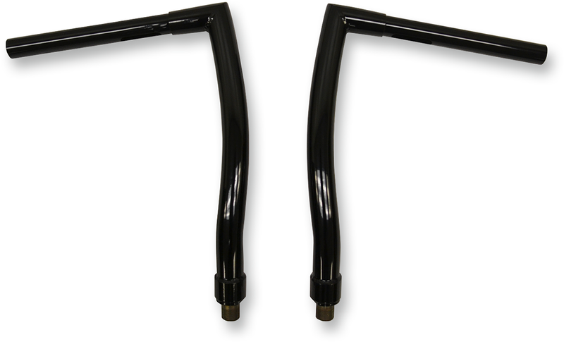 TODD'S CYCLE 1-1/4" Strip Handlebar - FXS - 14" Rise - OEM Top Tree - Black 0601-2554