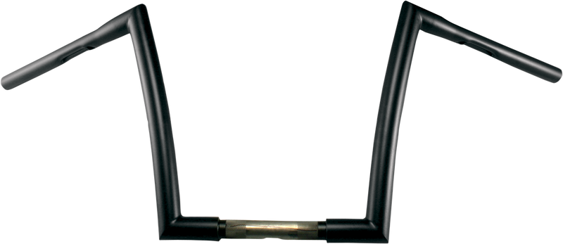 TODD'S CYCLE 1-1/4" Strip Handlebar - 12" Rise - Flat Black 0601-2713