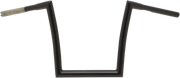 TODD'S CYCLE 1-1/4" Strip Handlebar - Strip - Fat Bobber - 12" Rise - Black 0601-2726