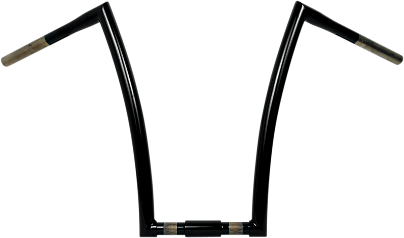 TODD'S CYCLE 1-1/4" Strip Handlebar - Springer - 17" Rise - Black 0601-2804