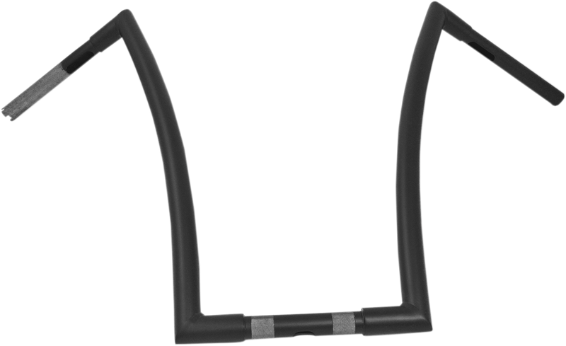 TODD'S CYCLE 1-1/4" Strip Handlebar - 20" Rise - Flat Black 0601-3978