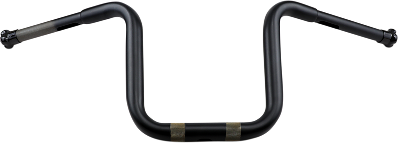 TODD'S CYCLE 1-1/4" Beater Bar - 10" - Matte Black 0601-4679