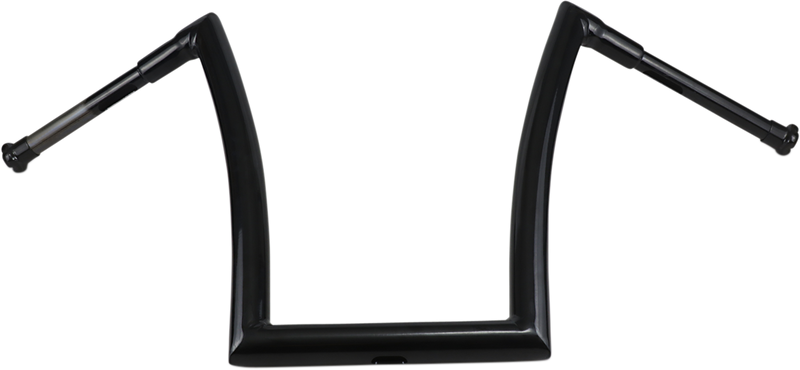 TODD'S CYCLE Handlebar - 1-1/2" Strip - 17" - Gloss Black 0601-4890