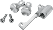 TODD'S CYCLE Enrichener Cable Relocation Bracket Kit with Knobs - Mikuni - Chrome TMK-1