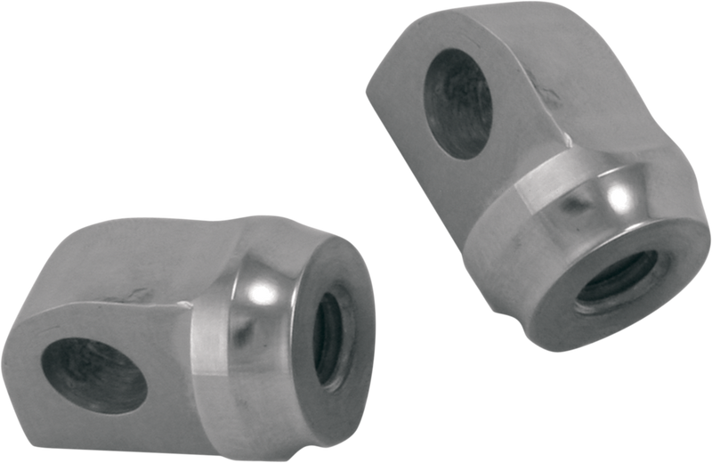 TODD'S CYCLE Foot Peg Mounts - Male Mount - Polished VPP-1