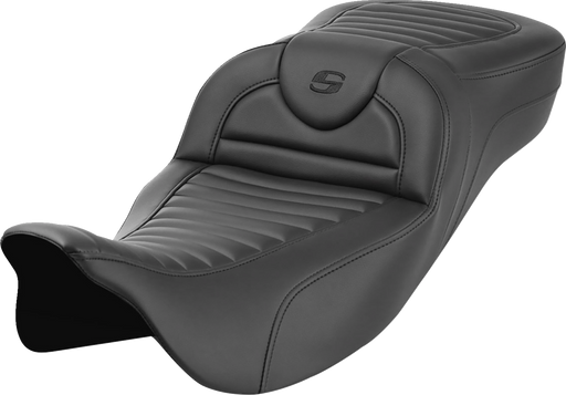 SADDLEMEN Roadsofa Extended Reach Seat - without Backrest - Tuck-n-Roll - FL '08-'23 808-07B-20300 - PartsOutlet.com.au