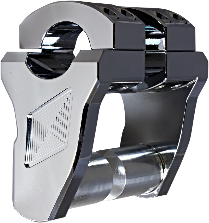 ROX SPEED FX Patriot Series Pivoting Handlebar Risers - 2" - Chrome 4R-P2RX-02