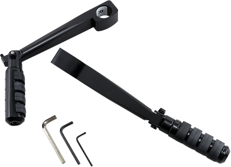 RIVCO PRODUCTS Adjustable Frame Mount Peg - Black - 1.25" HD003BK
