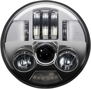 CUSTOM DYNAMICS ProBEAM LED Headlamp 5-3/4" - Chrome PB-575-C