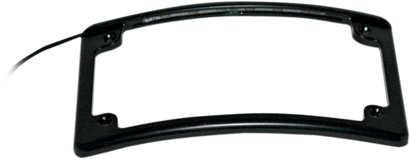 CUSTOM DYNAMICS LED License Plate Frame - Black LPF-RAD-B-LP